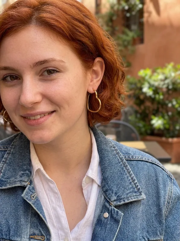 Orecchini CUORE - Acciaio dorato