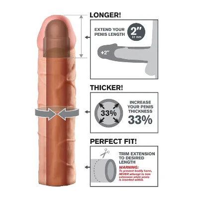 FANTASY X- TENSIONS - PERFECT 2 EXTENSIÓN PARA EL PENE