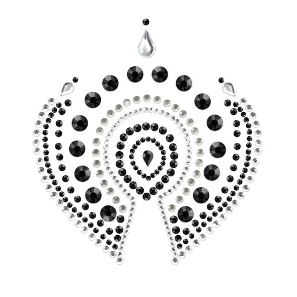 BIJOUX INDISCRETS - FLAMBOYANT NEGRO & PLATA