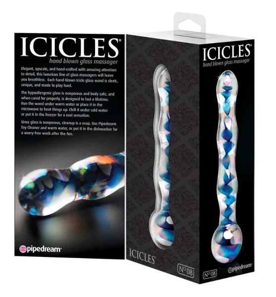 ICICLES - N. 8 MASAJEADOR DE VIDRIO