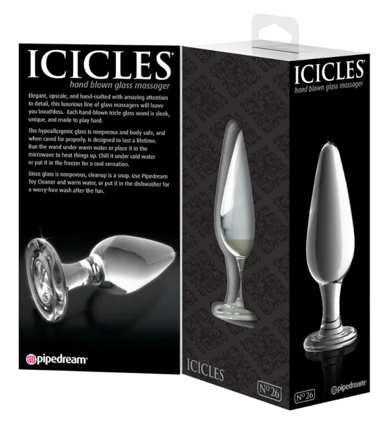 ICICLES - MASSAGGIATORE IN VETRO N. 26