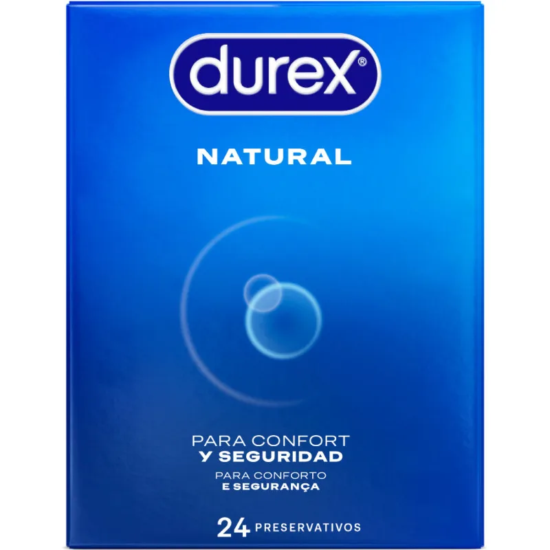 DUREX - PRESERVATIVOS NATURAL 24 UNIDADES