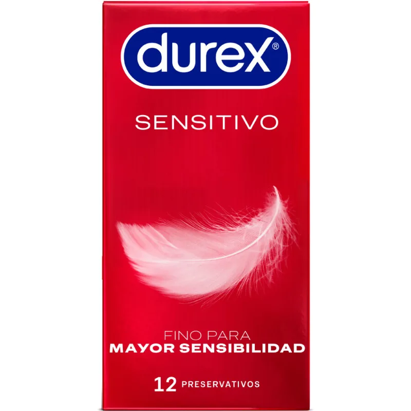 DUREX - PRESERVATIVOS SENSITIVO 12 UNIDADES