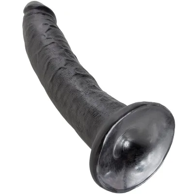 KING COCK - DILDO NERO 17.8 CM