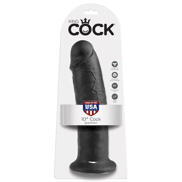 KING COCK - DILDO NERO 25 CM