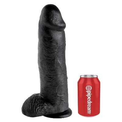 KING COCK - DILDO NERO CON SFERE 30.48 CM