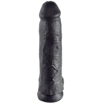 KING COCK - DILDO NERO CON SFERE 30.48 CM