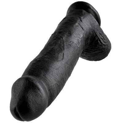 KING COCK - DILDO NERO CON SFERE 30.48 CM