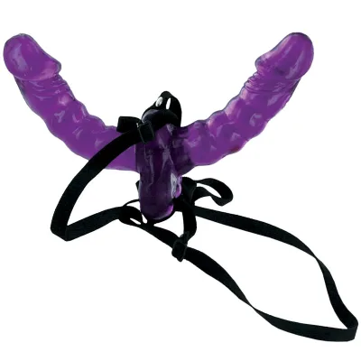 FETISH FANTASY SERIES - ARNÉS DOBLE PENETRACIÓN 15CM