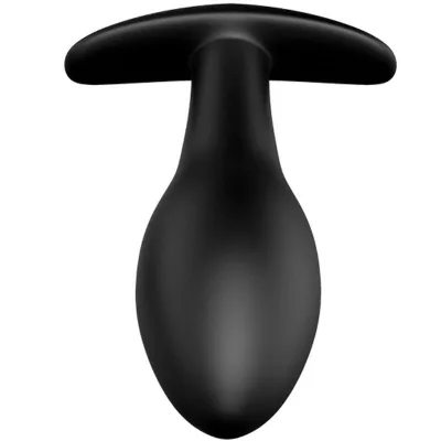 PRETTY LOVE - PLUG ANAL SILICONA FORMA ANCLA 12 MODOS VIBRACIÓN NEGRO