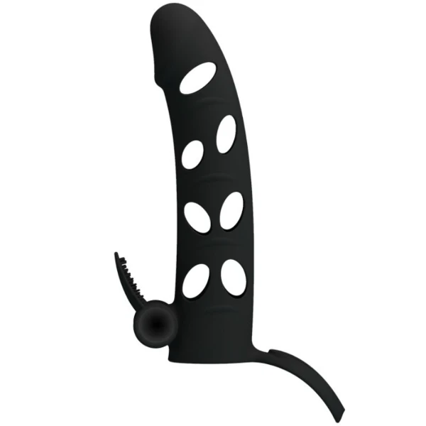 PRETTY LOVE - FUNDA SILICONA CON VIBRACIÓN 15.2 CM