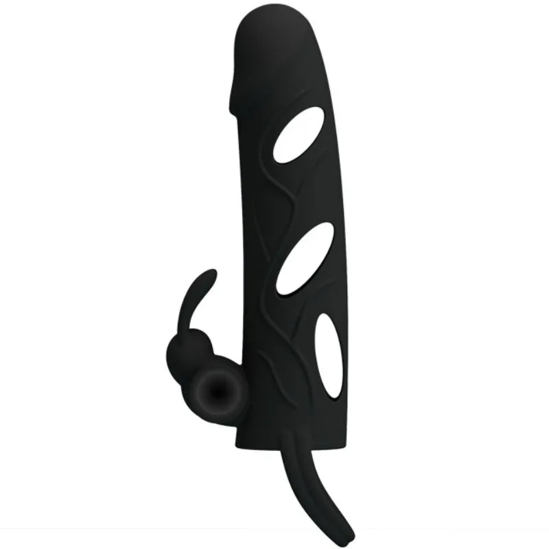 PRETTY LOVE - FUNDA SILICONA CON VIBRACIÓN 14 CM 1.0