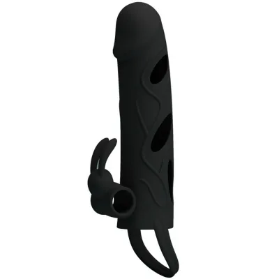 PRETTY LOVE - FUNDA SILICONA CON VIBRACIÓN 14 CM 1.0