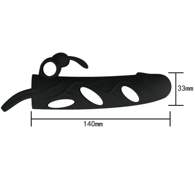 PRETTY LOVE - FUNDA SILICONA CON VIBRACIÓN 14 CM 1.0