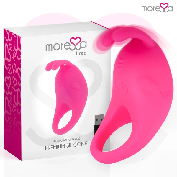 MORESSA - BRAD PREMIUM SILICONE RICARICABILE ROSA
