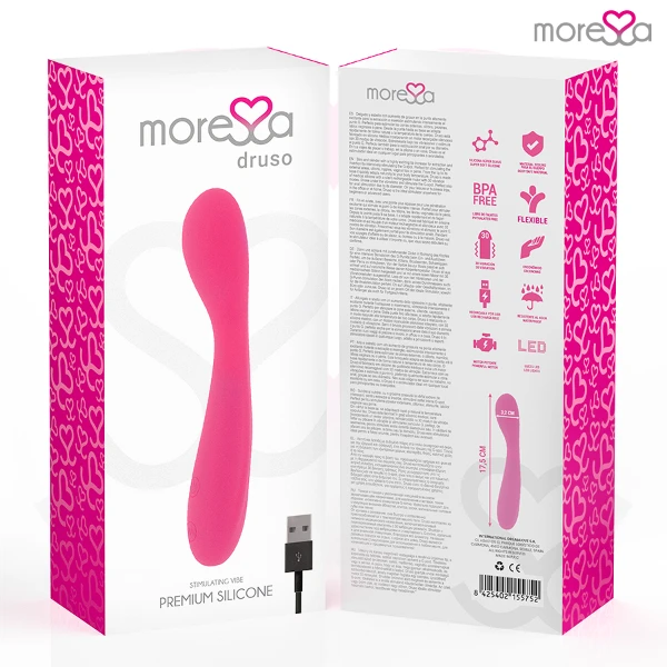 MORESSA - DRUSO PREMIUM SILICONE RICARICABILE