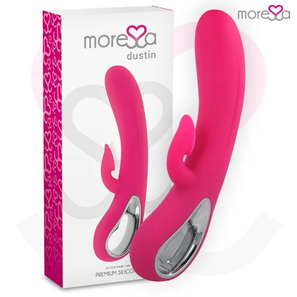 MORESSA - DUSTIN ASPIRAZIONE CLITORIDEA E VIBRAZIONE POTENTE SILICONE PREMIUM RICARICABILE