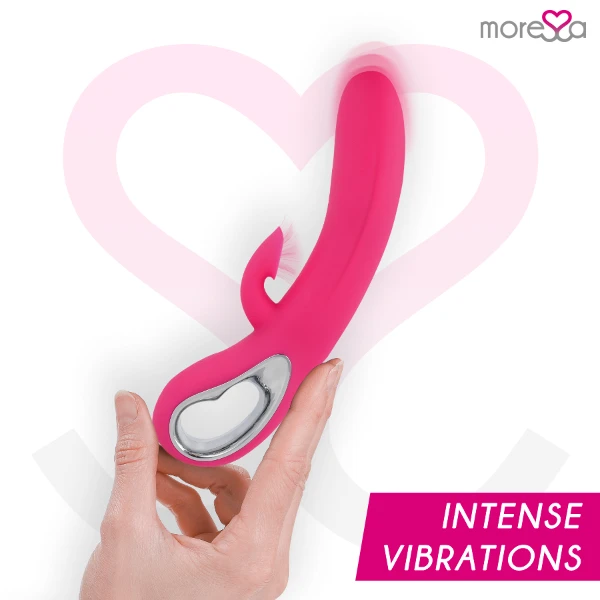 MORESSA - DUSTIN ASPIRAZIONE CLITORIDEA E VIBRAZIONE POTENTE SILICONE PREMIUM RICARICABILE