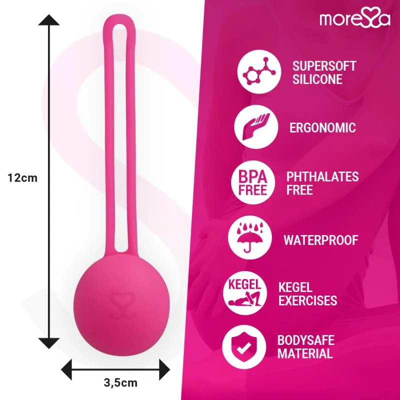 MORESSA - OSIAN ONE ENTRENAMIENTO SUELO PELVICO 51gr PREMIUM SILICONA ROSA