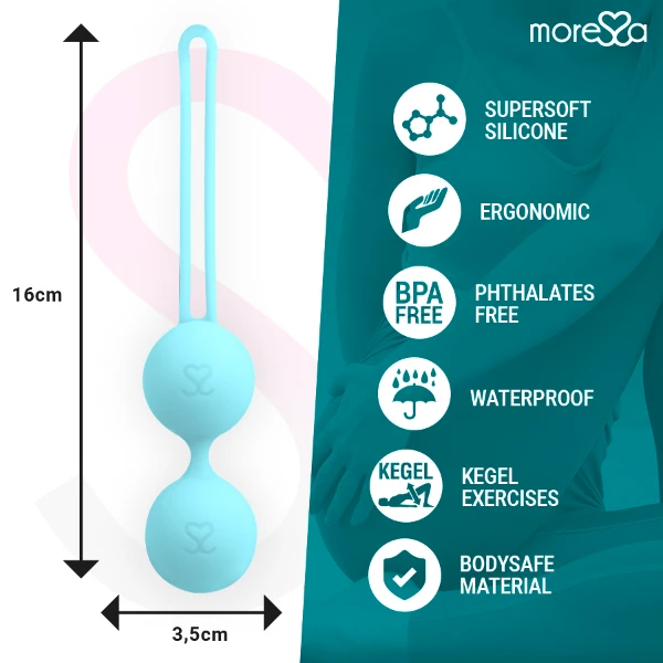 MORESSA - OSIAN DUE SILICONE PREMIUM TURCHESE