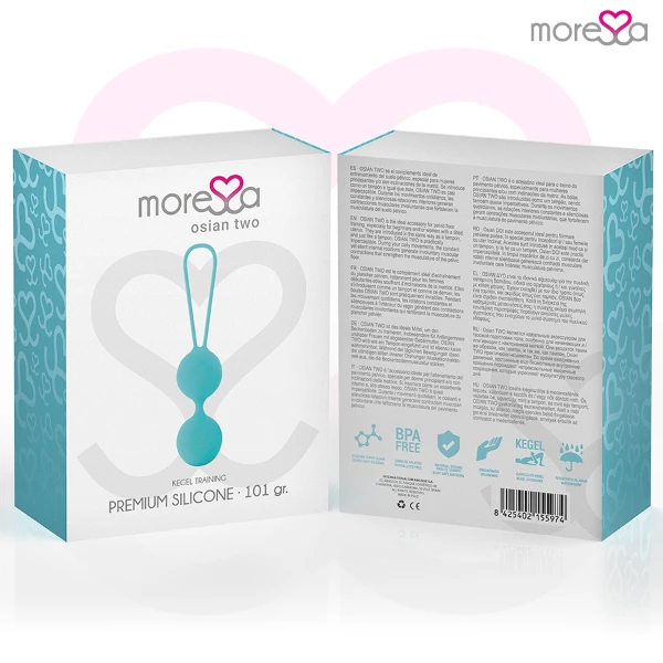 MORESSA - OSIAN DUE SILICONE PREMIUM TURCHESE