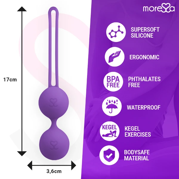 MORESSA - OSIAN TRE PREMIUM SILICONE LILLA