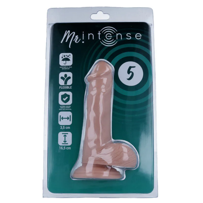 MR INTENSE - 5 PENE REALÍSTICO 16.5 CM -O- 3.5 CM