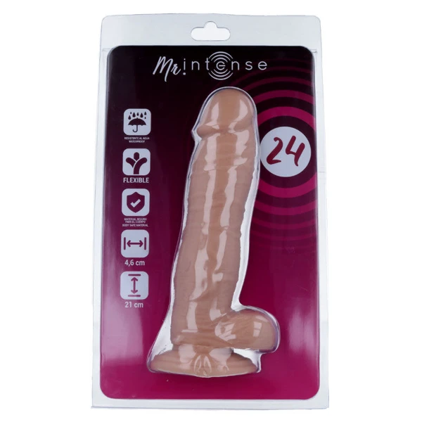 MR INTENSE - 24 PENE REALÍSTICO 21 CM -O- 4.6 CM