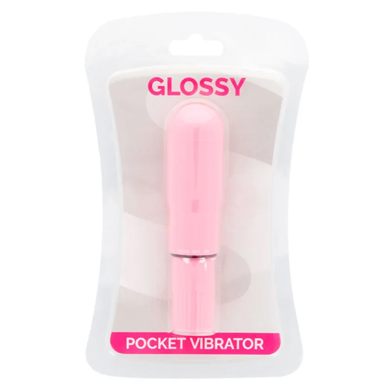 GLOSSY - POCKET VIBRADOR ROSA