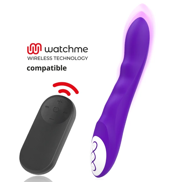 GALATEA - DANTE VIBRADOR LILA + MANDO CONTROL REMOTO WATCHME