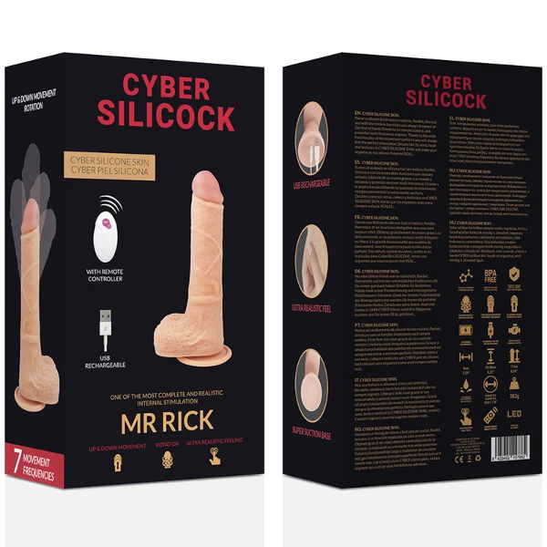 CYBER SILICOCK - TELECOMANDO REALISTICO MR RICK 20.9 CM -O- 4 CM