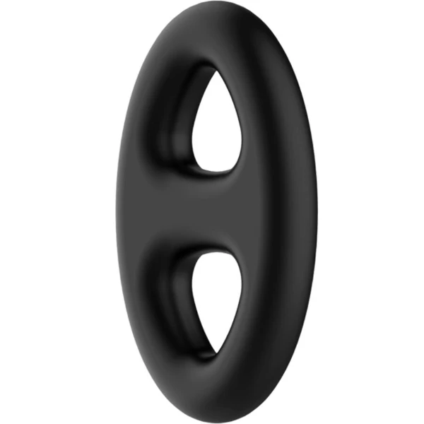 CRAZY BULL - ANELLO DOPPIO OVALE IN SILICONE