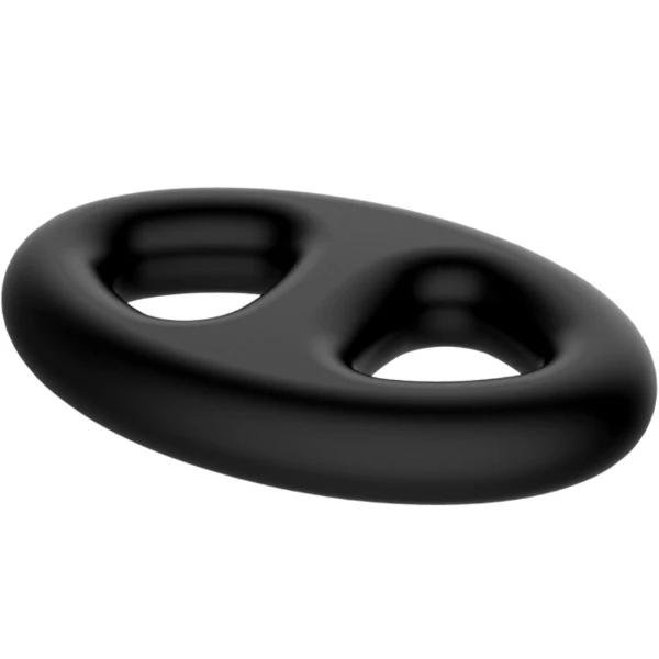 CRAZY BULL - ANELLO DOPPIO OVALE IN SILICONE