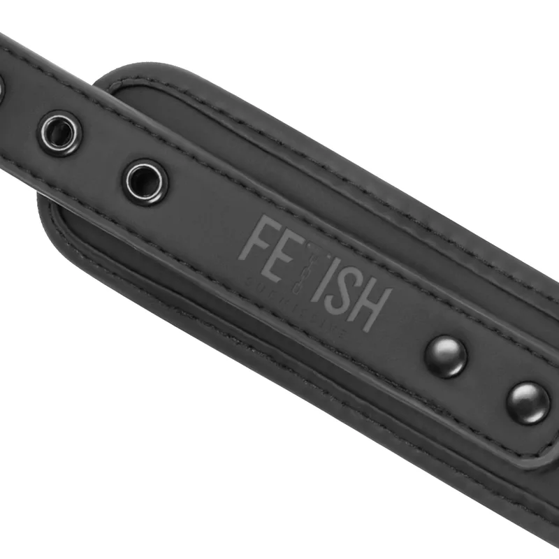 FETISH SUBMISSIVE - COLLAR CON CADENA CON FORRO DE NEOPRENO