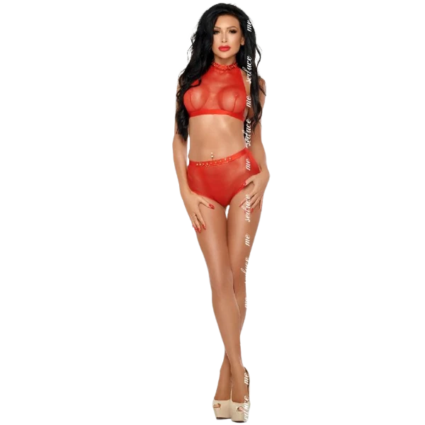ME-SEDUCE - MONA SET ROSSO XXL/XXXL