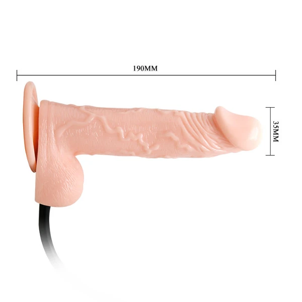 BAILE - DILDO REALÍSTICO VIBRADOR E INFLABLE