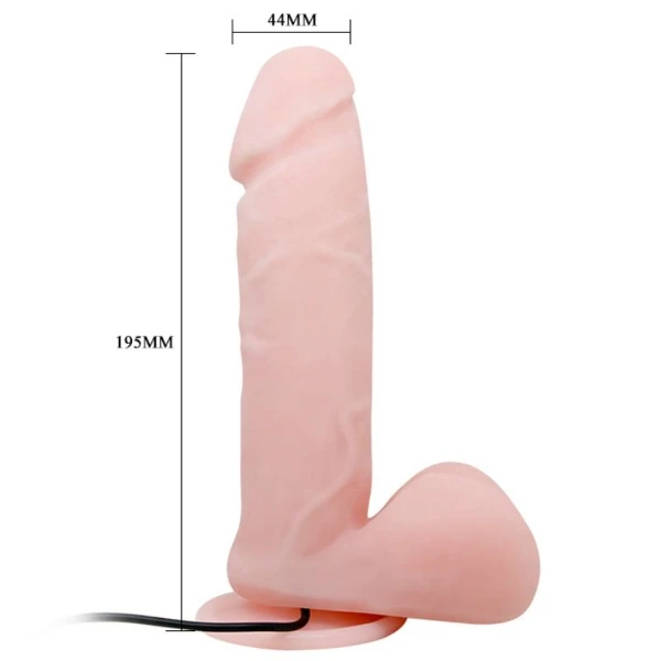 BAILE - VIBRADOR REALÍSTICO OLIVER CON FUNCION ROTACIÓN