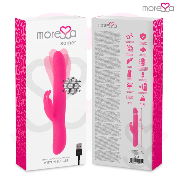 MORESSA - VIBRATORE SOMER PREMIUM A ROTAZIONE MULTIPLA