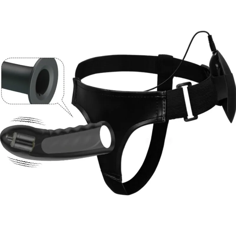 PRETTY LOVE - MARVIN STRAP ON CON VIBRACIÓN Y DILDO HUECO