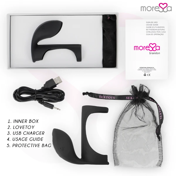MORESSA - ANELLO VIBRATORE BRANDON CON COPERCHIO