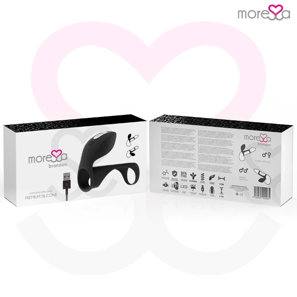 MORESSA - ANELLO VIBRATORE BRANDON CON COPERCHIO