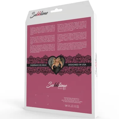 SUBBLIME - QUEEN PLUS LACE PEIGNOIR MANICHE SVASATE