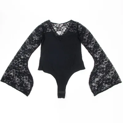 SUBBLIME - TEDDY ORECCHINO CON MOTIVO FLOREALE S / M