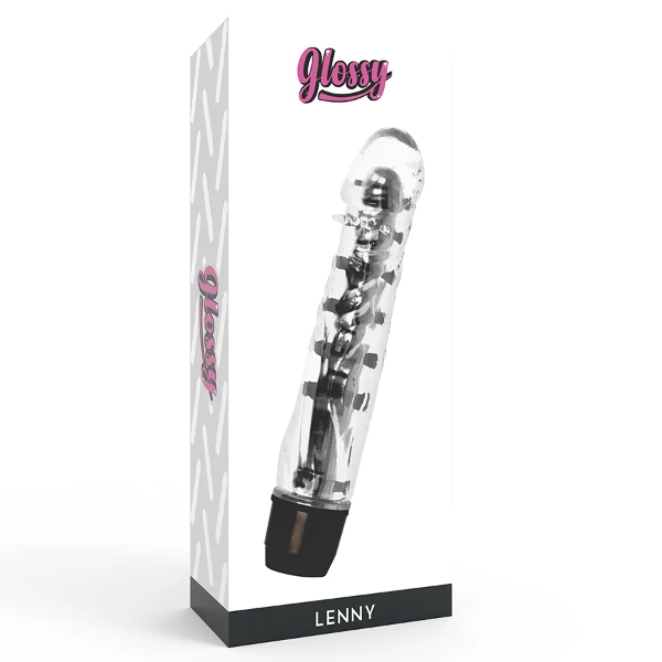 GLOSSY - LENNY VIBRATORE NERO