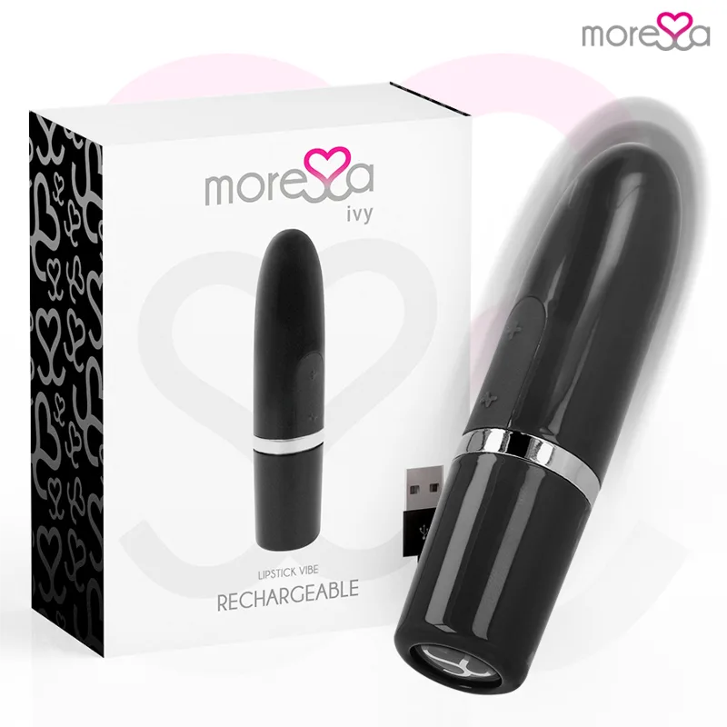 MORESSA - IVY MASAJEADOR SIMULADOR LABIAL DE VIAJE NEGRO