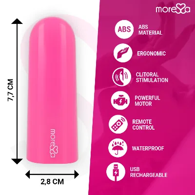 MORESSA - TELECOMANDO VIBRATORE NIX ROSA