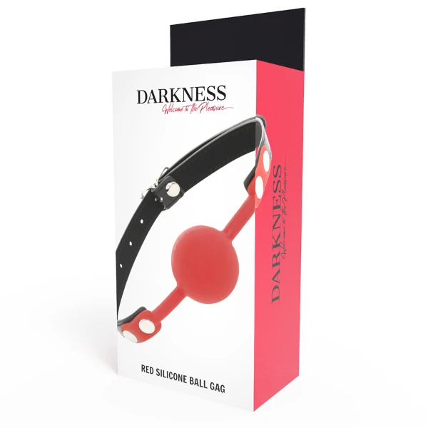 DARKNESS - BAVAGLINO IN SILICONE ROSSO