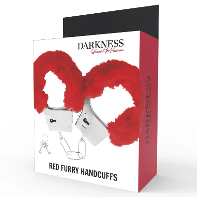 DARKNESS - MANETTE IN METALLO FODERATE ROSSE