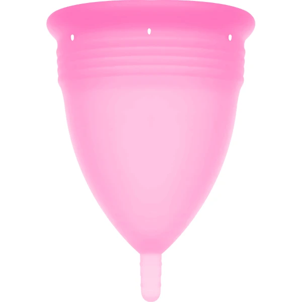 STERCUP - COPPA MESTRUALE IN SILICONE FDA ROSA - TAGLIA L