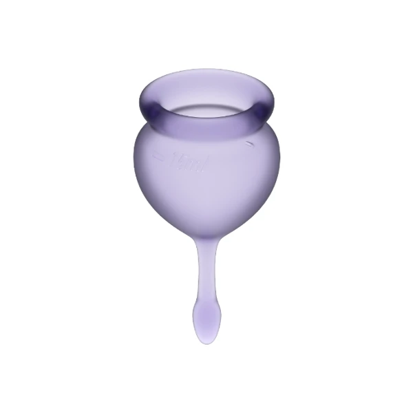 SATISFYER - COPPA MESTRUALE FEEL GOOD VIOLA 15 + 20 ML